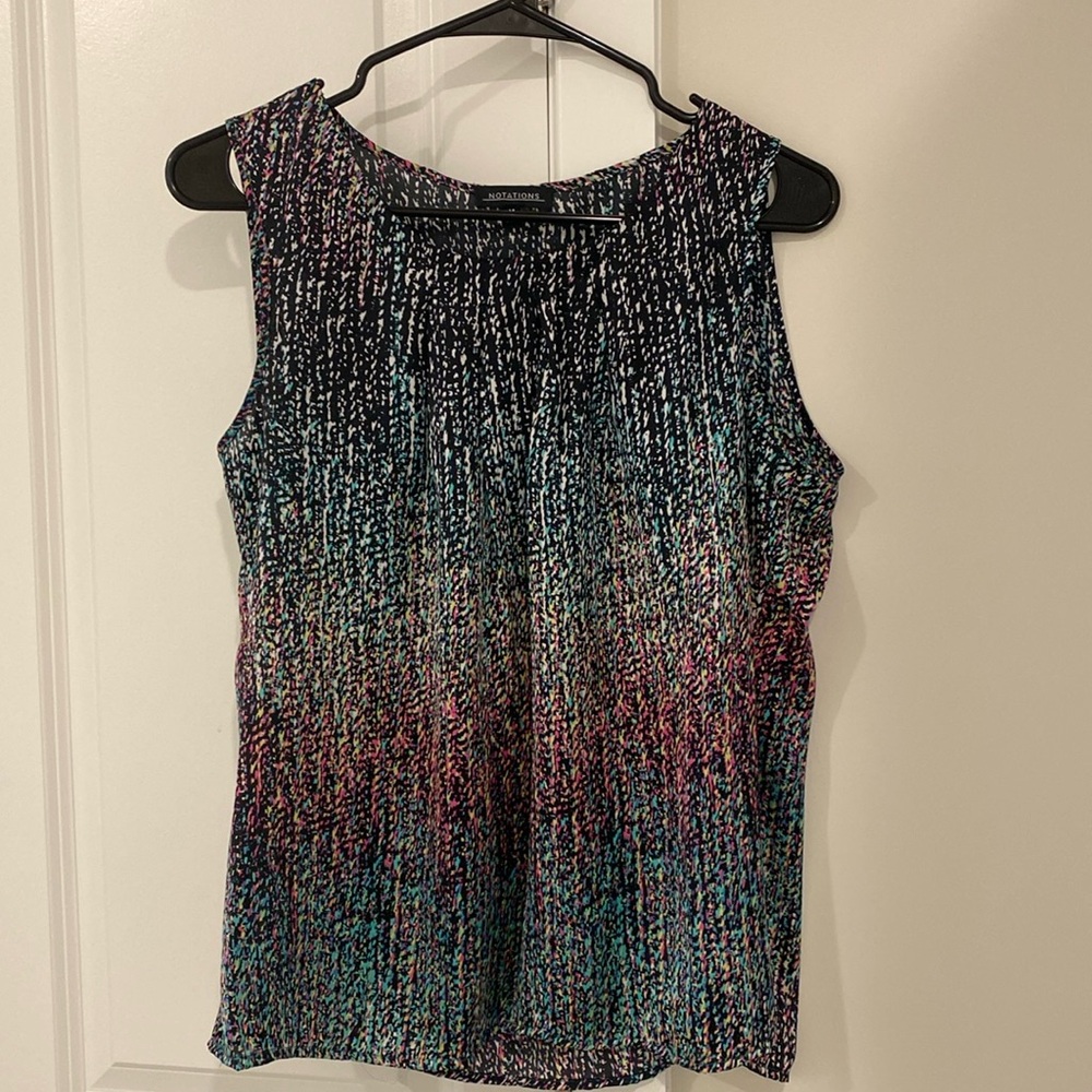 NOTATIONS sleeveless blouse Size: Medium